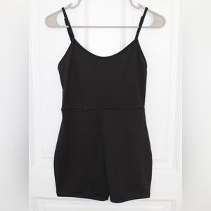 Black Onesie Jumpsuit (Shorts) Size Small